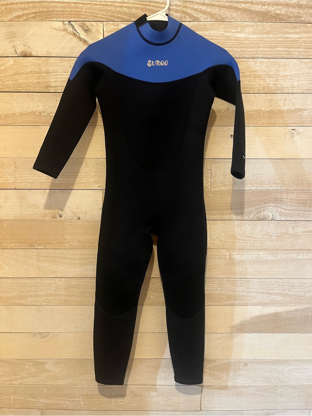 SURQO Kids Blue & Black Full Body Wetsuit - Kids Swim